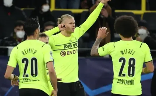 Erling Haaland puede estar disputando su última temporada en Borussia Dortmund. (Foto: Getty Images)