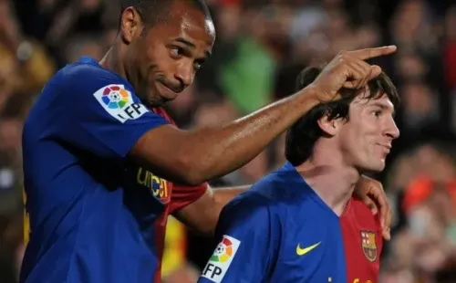 Thierry Henry compartió con Lionel Messi en tres periodos donde lograron el sextete en 2009 con el Barcelona