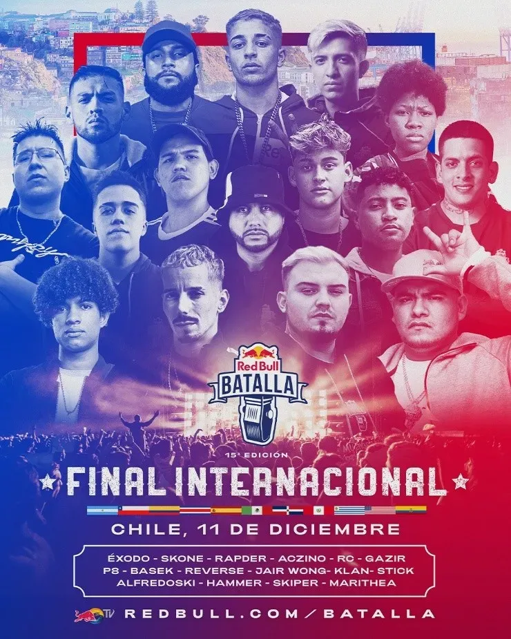 Llega la fecha más esperada de la temporada, la Final Internacional de Red Bull Batalla en la Quinta Vergara de Viña del Mar. | Foto: Red Bull Content Pool.