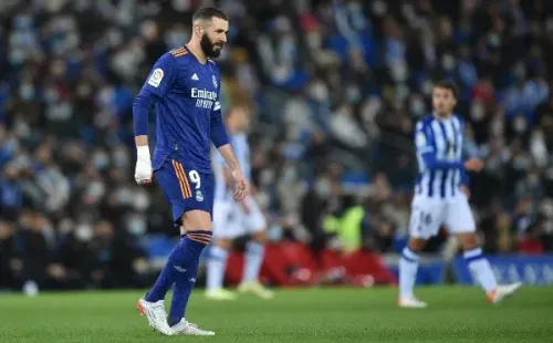 Karim Benzema se marchó lesionado frente a Real Sociedad. (Foto: Getty Images)