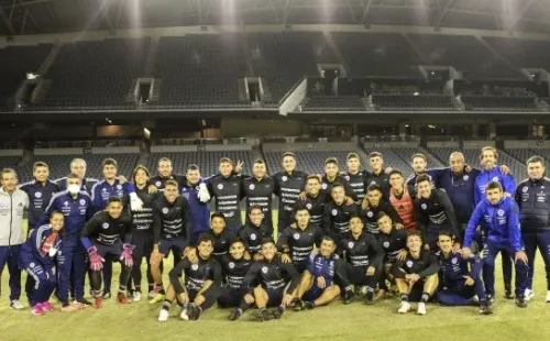 La selección chilena tuvo su último entrenamiento de la gira por Estados Unidos. Esta noche enfrentan a El Salvador buscando el triunfo. Foto: Comunicaciones ANFP