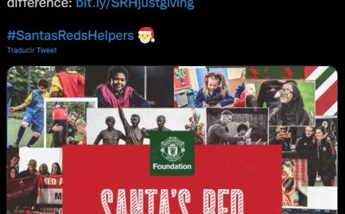 La donación de Manchester United para esta Navidad.
