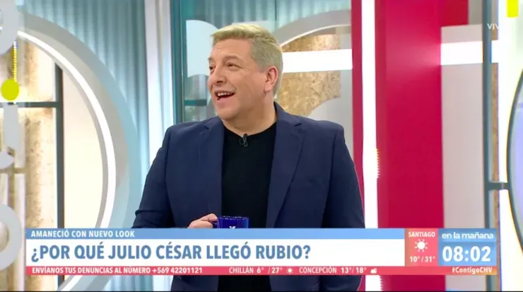¿Por qué Julio César Rodríguez llegó RUBIO al matinal?(1)