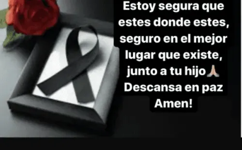 Ruth Gamarra está devastada tras repentino fallecimiento de su pareja.(2)