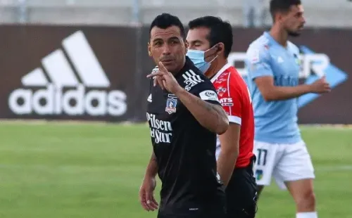 Paredes jugó ante O’Higgins en febrero de este año su último partido en Colo Colo. Foto: Agencia Uno.