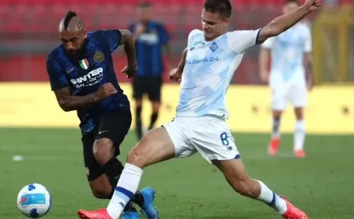 Vidal disputó dos partidos de titular en Champions League. Foto: Getty.