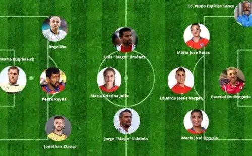Once ideal de futbolistas con nombre navideño.