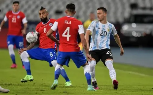 Chile se verá las caras con Argentina en Calama en las eliminatorias, en medio de la preparación para el choque con Bolivia. Foto: Agencia Uno