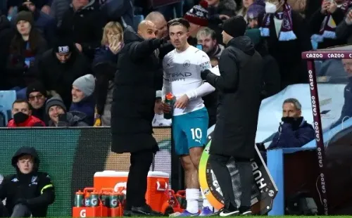 Jack Grealish sufre en sus primeros meses con el Manchester City de Pep Guardiola.