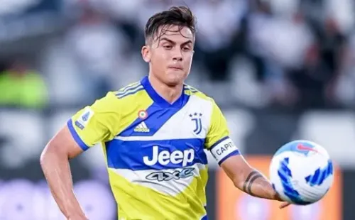 Paulo Dybala of FC Juventus during the Serie A match between Spezia Calcio and FC Juventus at Stadio Alberto Picco on 22 September 2021. September 2021. (Photo by Giuseppe Maffia/NurPhoto via Getty Images)