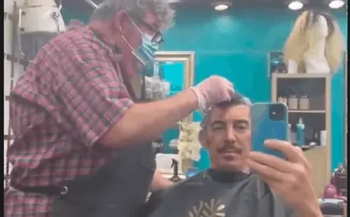 Felipe Ríos sorprende con drástico cambio de look.(1)