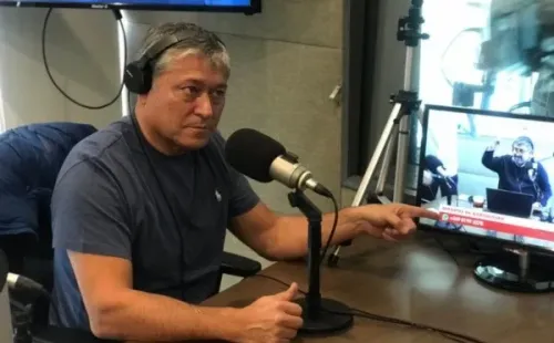 El ex seleccionado nacional disfrutó del hit del verano en una nueva edición de Deportes en Agricultura. (Foto: Agricultura)