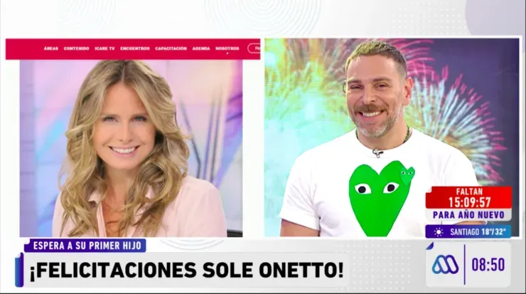¿Cuántos meses de embarazo tiene Soledad Onetto?(2)