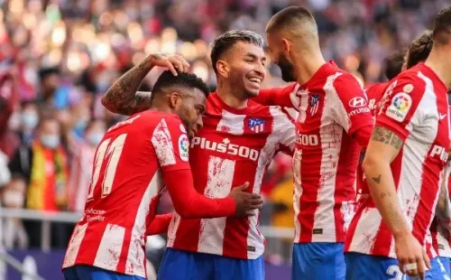 Ángel Correa logró un importante doblete para el Atlético de Madrid. (Foto: Getty Images)