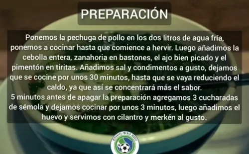 Los pasos para su consomé levanta muertos