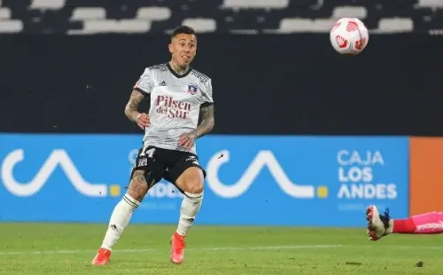 Coca Mendoza habló como hincha y no quiere ver a Martín Rodríguez con la camiseta de Colo Colo. En 2021, estuvo un par de meses antes de partir al extranjero por una oferta económica mayor. Foto: Agencia Uno