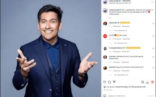 Rafael Araneda vuelve a TVN para animar Talento Rojo