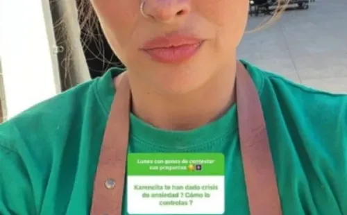 Karen Bejarano aclara dudas sobre sus crisis de ansiedad.(1)