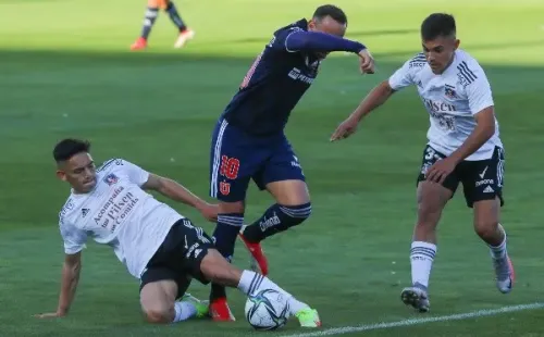 El joven futbolista formado en el estadio Monumental demostró sus tremendas condiciones y destacó como un gran ganador de duelos contra sus rivales. (Foto: Agencia UNO)