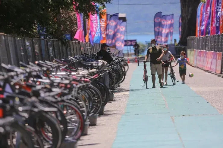 Está todo listo y dispuesto para el regreso del Ironman de Pucón. (Foto: Agencia Uno)