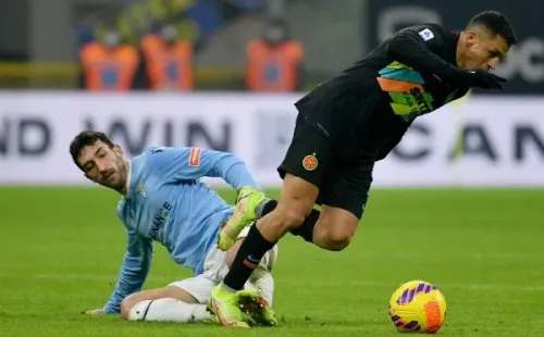 Alexis Sánchez, figura del Inter contra Lazio.