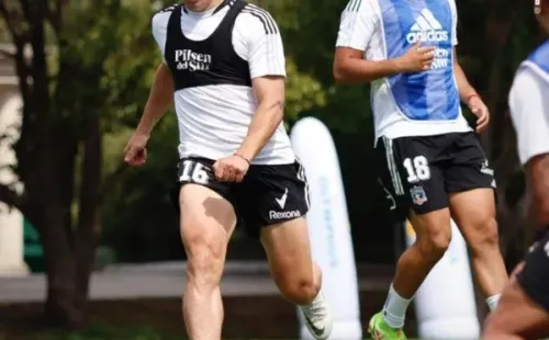 Óscar Opazo es el primer goleador del 2022 para Colo Colo. (Foto: Colo Colo)