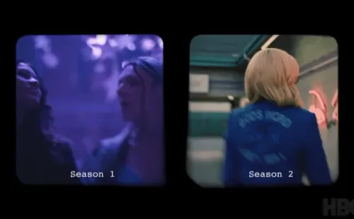 Paleta de colores Euphoria temporada 1 vs. temporada 2 | Foto: HBO Max