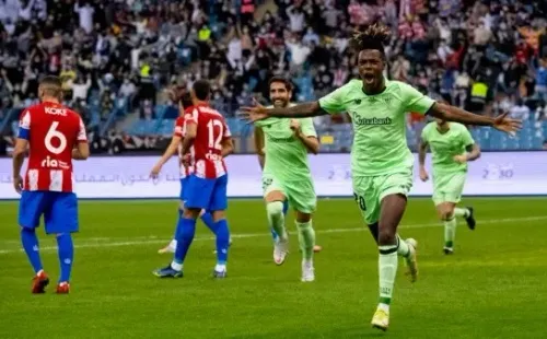 Nico Williams marcó el gol decisivo del partido. (Foto: @RFEF)
