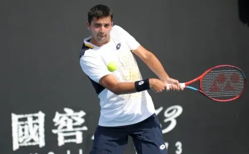 Tomás Barrios selló la presencia de los tres chilenos en el cuadro principal de Australia. (Foto: Getty Images)