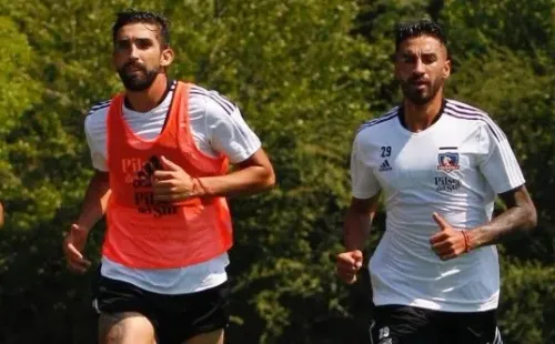 Emiliano Amor será una de las bajas de Colo Colo ante la U. Por otro lado, Juan Martín Lucero puede hacer su debut con la camiseta del Cacique. Foto: Colo Colo