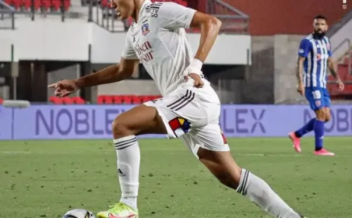 Pablo Solarituvo un gran primer tiempo en el Superclásico. Foto: Colo Colo