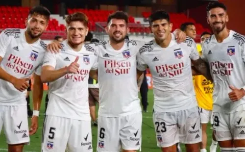 Juan Martín Lucero y Esteban Pavez se estrenaron con el Colo Colo 2022. Foto: Colo Colo