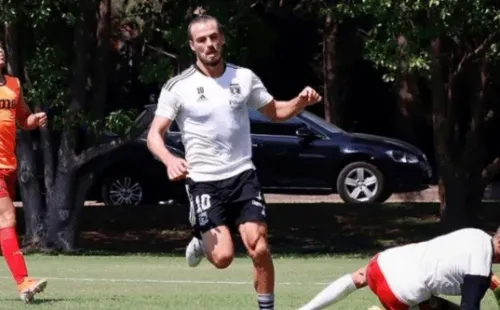 Christian Santos ha sorprendido con su gran pretemporada en Colo Colo. Este sábado anotó el gol del triunfo ante Estudiantes. Foto: Colo Colo