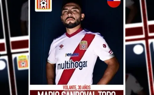 Curicó oficializó la contratación de Mario Sandoval. Foto: Curicó.
