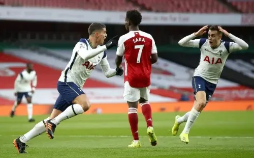Erik Lamela se quedó con el premio Puskás con su gol ante Arsenal. Una decisión que sigue dando que hablar. Foto: Getty Images