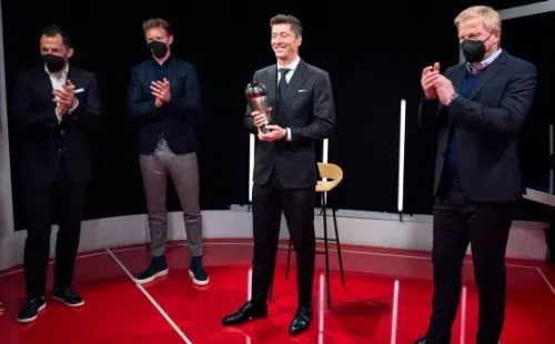Lewandowski gana el The Best por segunda vez seguida | Foto: Twitter.