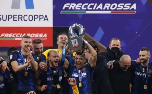 La Supercopa de Inter que ganó Alexis Sánchez.