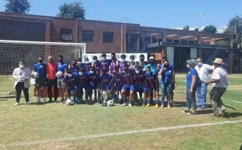 La premiación con el Atlético Chile