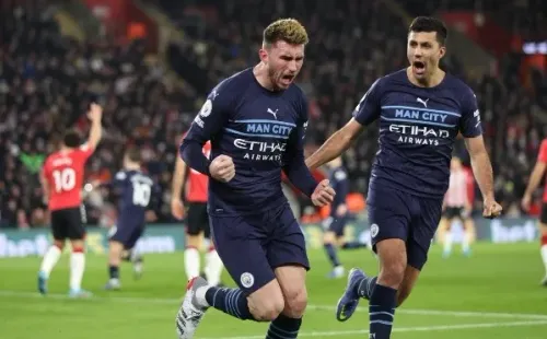 Aymeric Laporte anotó el gol del empate ante Southampton. (Foto: Getty Images)