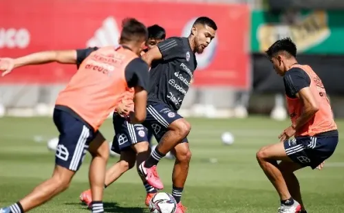 La selección chilena se pone a trabajar en Juan Pinto Durán. (Fotos: Comunicaciones ANFP)