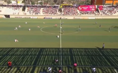 El momento de la protesta en Copiapó