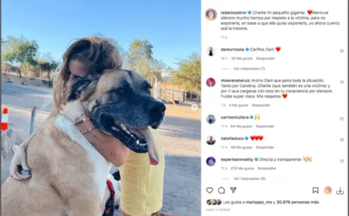 Dani Castro entrega versión sobre ataque de su perro a mujer.(1)