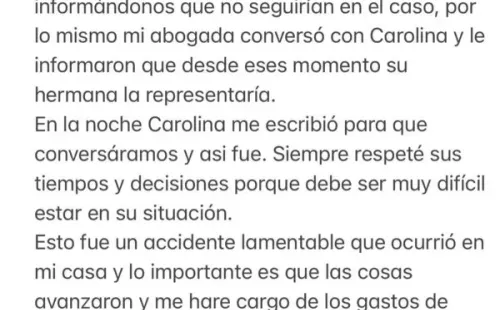 Dani Castro entrega versión sobre ataque de su perro a mujer.(10)