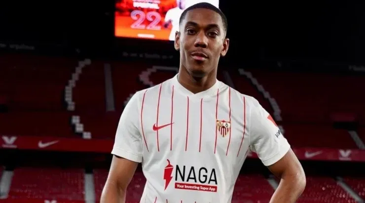El Sevilla se olvida de Ben Brereton Díaz y confirma el arribo de Anthony Martial para la segunda parte de la temporada. Foto: Sevilla