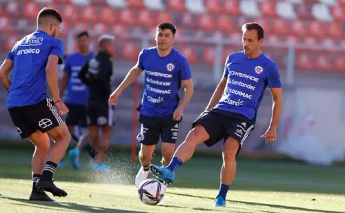 Chile sigue trabajando con todo para el duelo ante Argentina. Foto:Comunicaciones ANFP