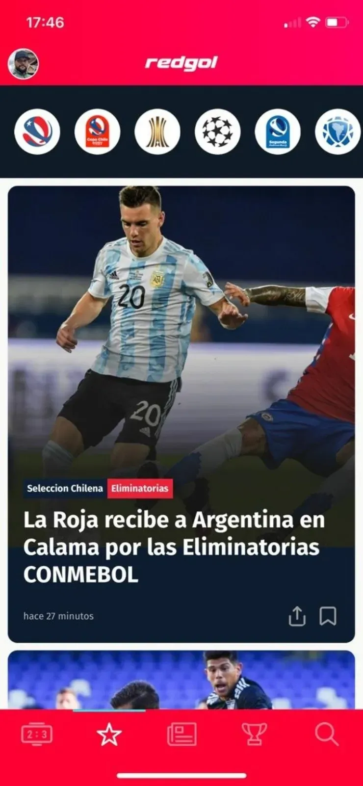 Configura la APP de RedGol para estar al tanto de las noticias de tu equipo o liga favorita, además de recibir las alertas de partidos y noticias destacadas.