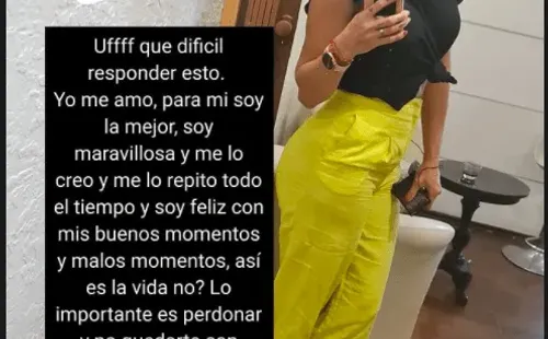 Faloon Larraguibel responde a ácida pregunta de seguidora.