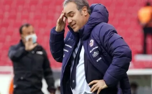 Lasarte fue uno de los villanos de la noche en Calama ante Argentina.