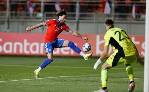 Chile intentó pero no pudo vencer a Argentina en Calama. La Roja complicó mucho su aventura en las eliminatorias. Foto: Carlos Parra, ANFP.