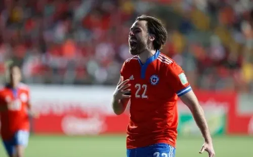 Ben Brereton Díaz anotó su cuarto gol por Chile ante Argentina y sigue imparable frente al arco. Foto: Carlos Parra, Comunicaciones ANFP.